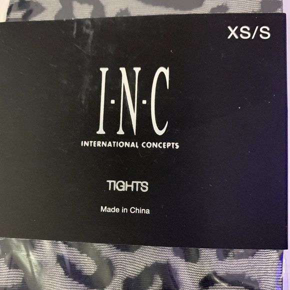 INC Cheetah-Print Tights - Picture 3 of 5